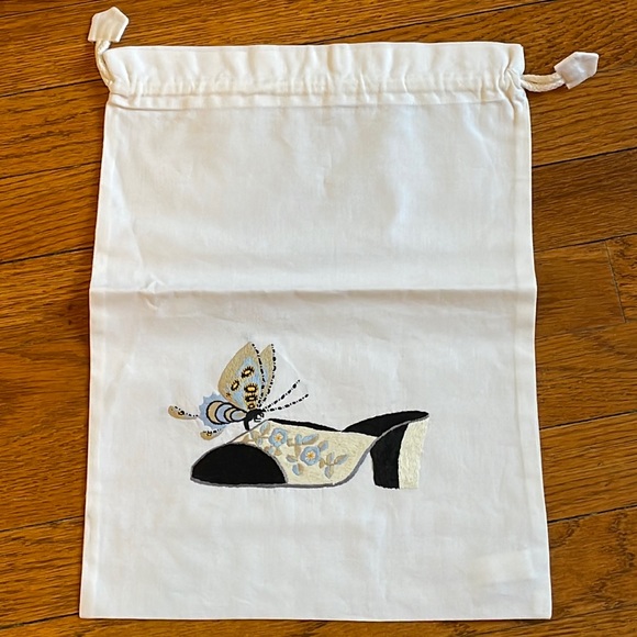 Women’s shoe bag with embroidery. NWT. - Picture 2 of 2